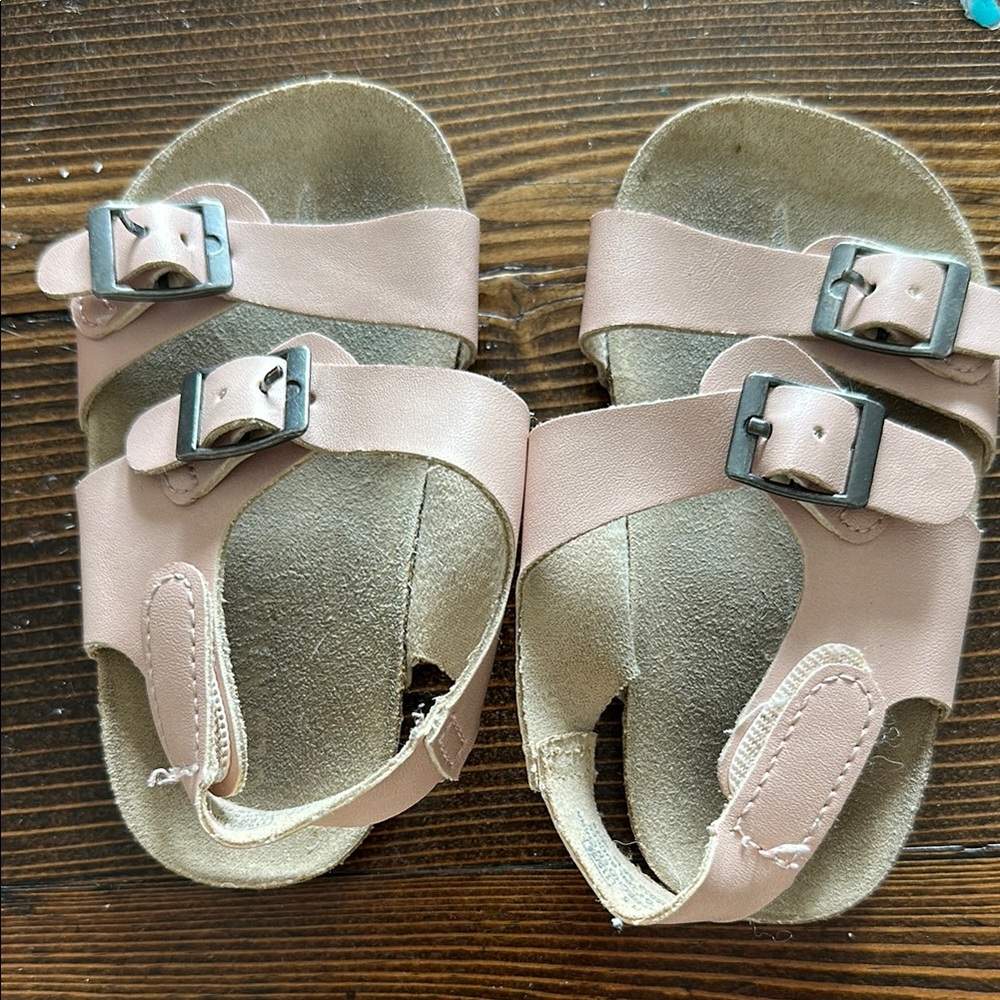 Old Navy Pink Sandals Two-Strap Design